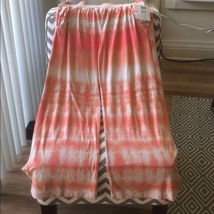 Tie Die relaxed wide leg pant